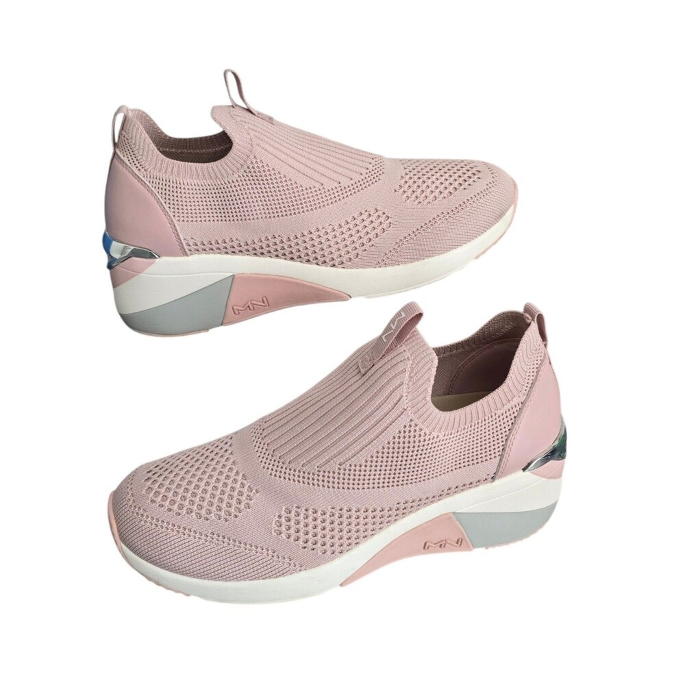 Skechers Mark Nason Fashion Sneakers Womens Size 9 Pink Slip On Wedge Shoes